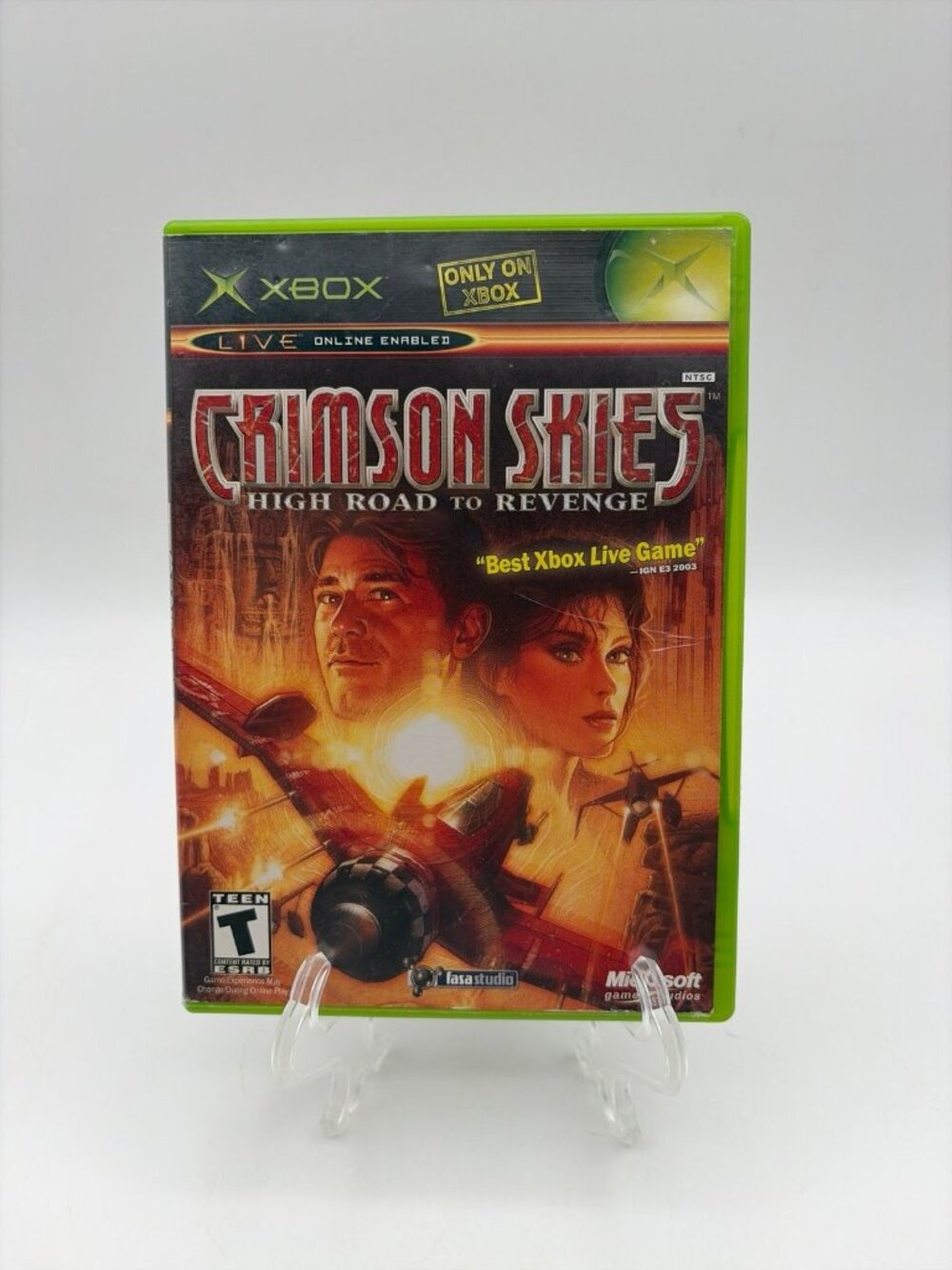 Crimson Skies: High Road to Revenge (Microsoft Xbox, 2003) CIB Complete TESTED